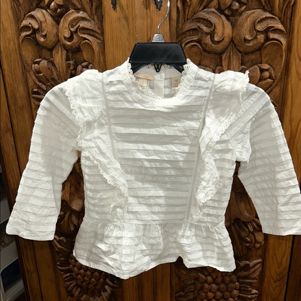 Scotch & Soda size 10 girls organic cotton blouse